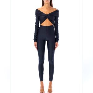 NBD Midnight Off-Shoulder Jumpsuit